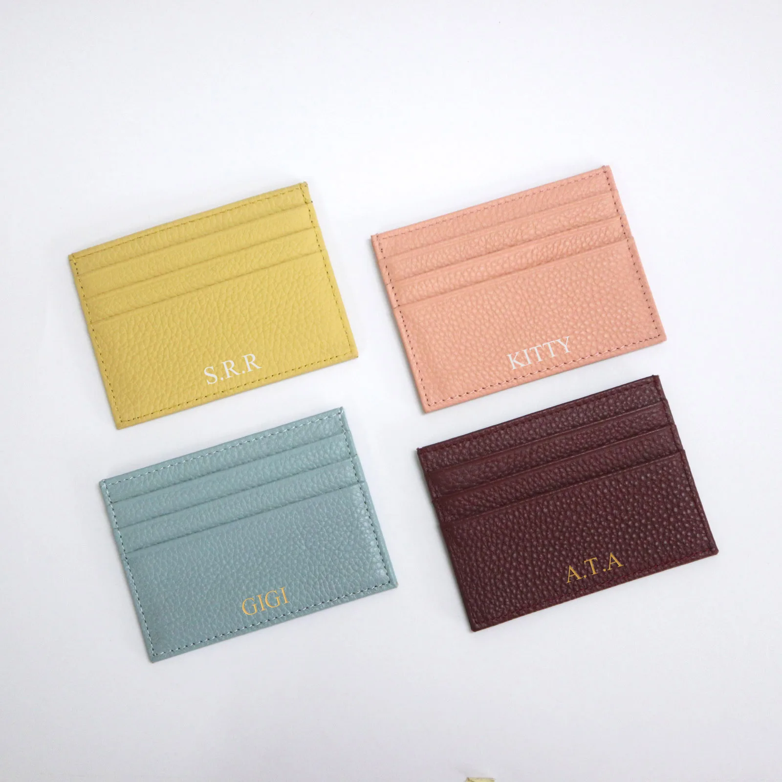 2022 Promotion Gift Luxury Minimalist Custom K pop Plastic Name Card Holder Business ID badge Card Holder Wallet