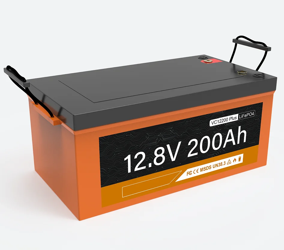 Перезаряжаемая литиевая батарея глубокого цикла Lifepo4 12 в 250 ач с монитором синих