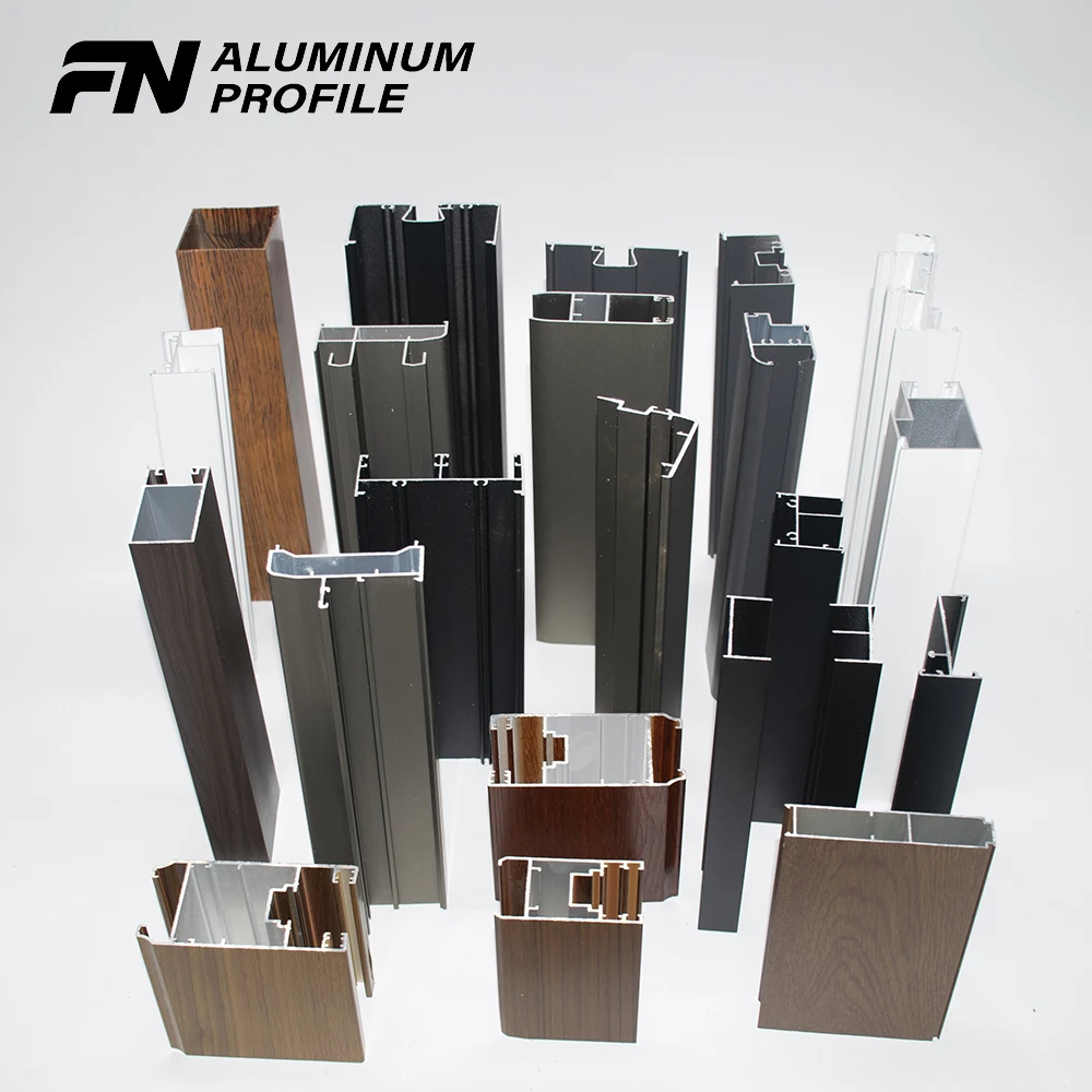 Custom All Kinds Of Aluminum Extrusion Profiles Sliding Door And Windows  Profiles Aluminium Extrusion