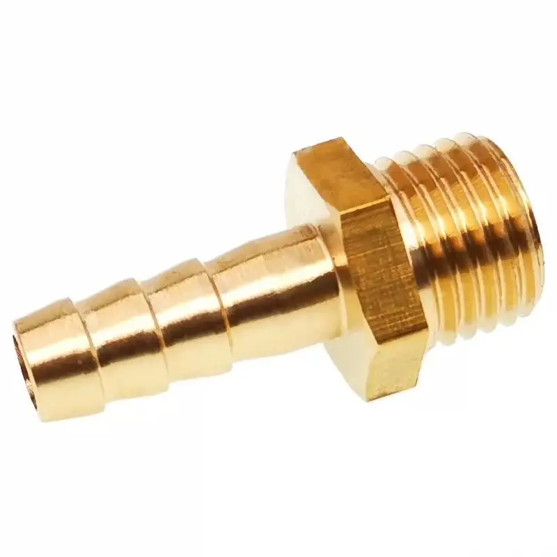Cheap price 1/8 inch thread brass hose fitting coupler air hose barbed tail pipe fitting
