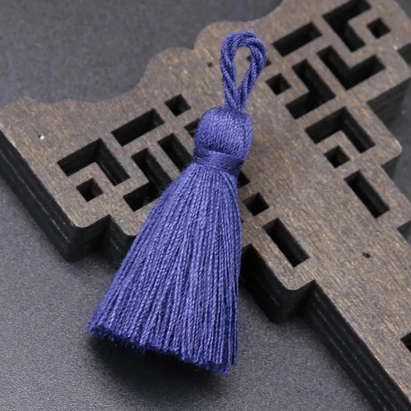 4CM Cotton Tassel Hanging Rope Fringe Tassel for Sewing Curtains Garment Home Decoration Jewelry Craft Accessories