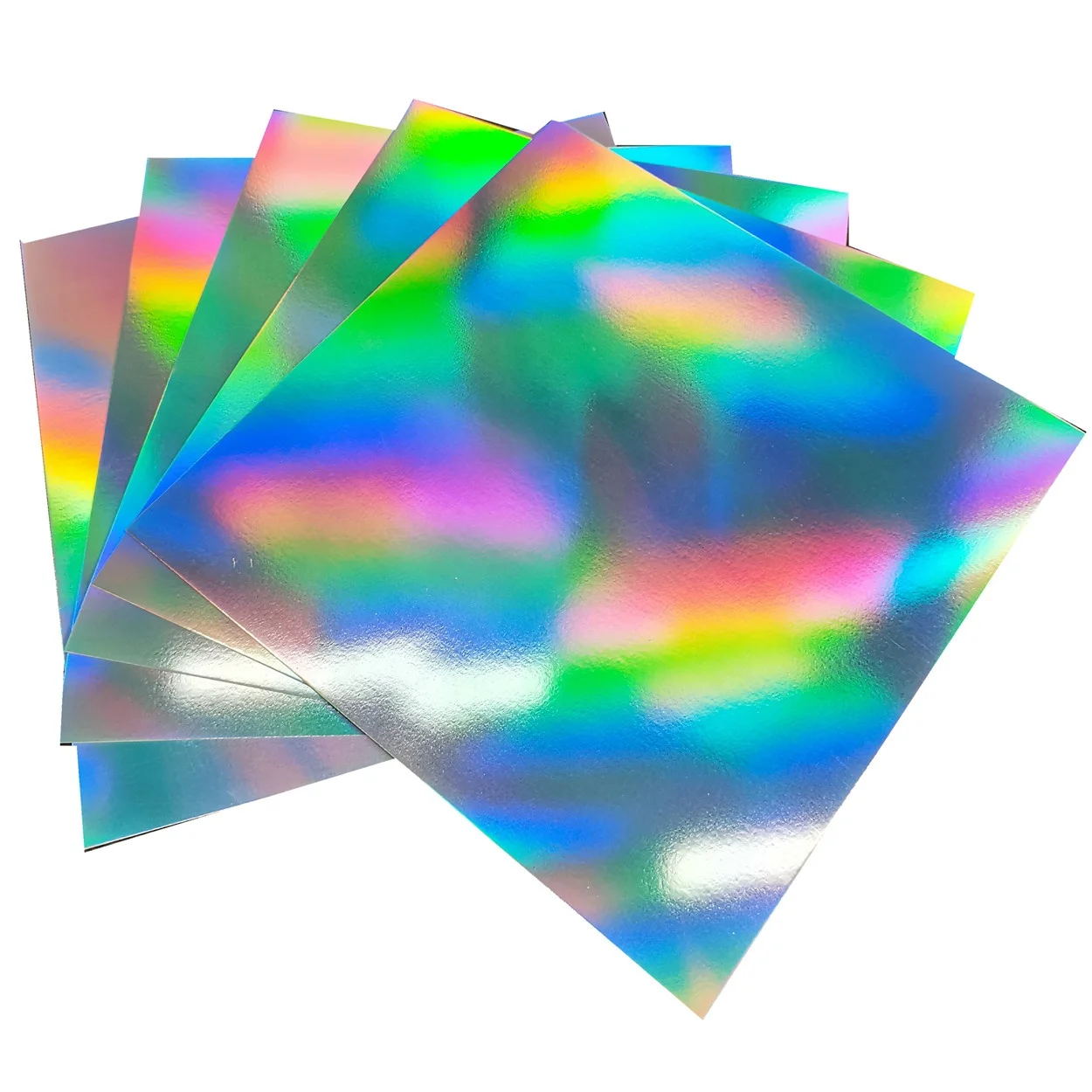 Hot Sell Laser  Holographic Metallic Paper Mirror Paper For Arts Crafts DIY Craft Machine Paper Cutting