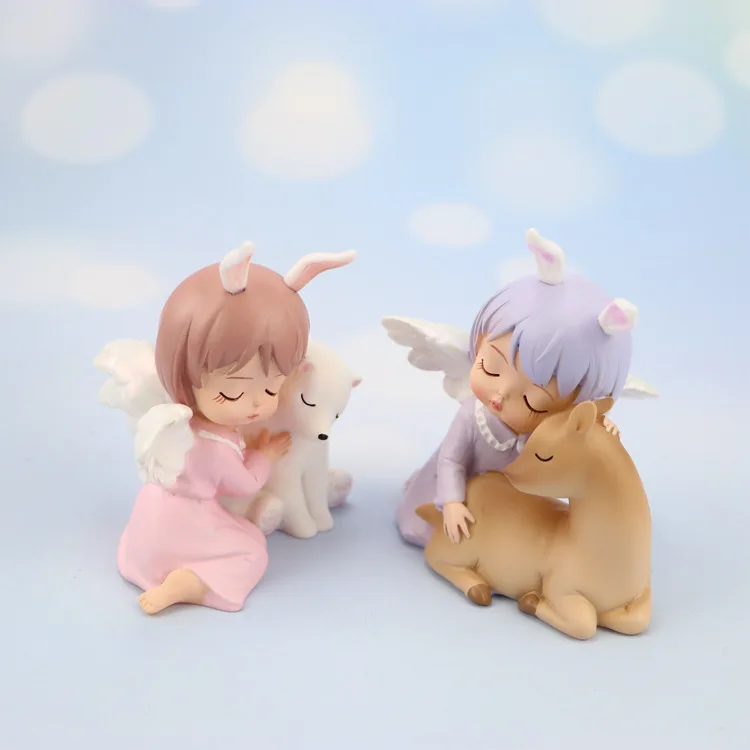 Angel Anne Cake Decoration Figure Toys Figurines For Birthday Party Cake Desktop Decor Ornament Hot Selling