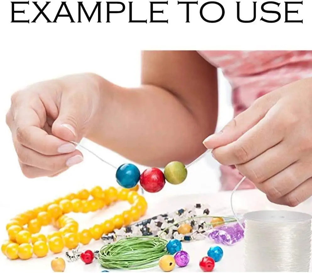 Beading Wire Stretch Thread 0.6 mm Elastic Crystal Line Cord String Rope for Jewelry Making Supply DIY Necklace Bracelet