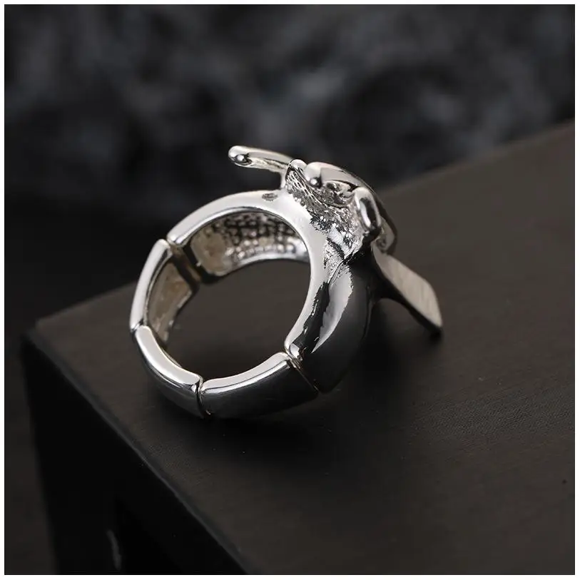 anillo inteligente Rings anillos de plata Crown Girls Non Tarnish 14K Cat Anxiety Tungsten Tokyo Revengers Ring