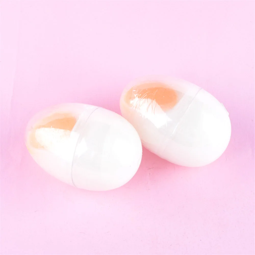 New Arrival ECO-friendly Blow Bubble Eggs Colorful Jelly Noisy Putty Slime Kit Egg Release Pressure Toy