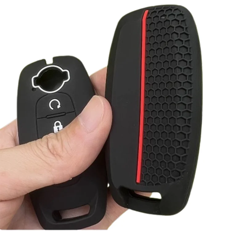 Silicone 3 Buttons Car Key Shell Remote Fob Cover Holder for Nissan