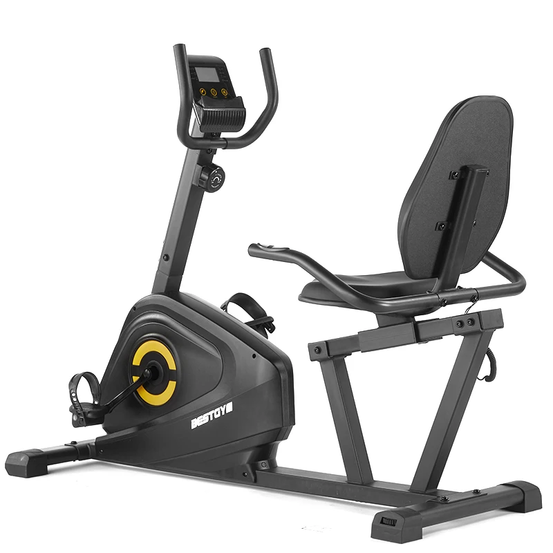 motorized magnetic recumbent recovery relax stepper cross elliptical cardio trainer exercise bike fitness super gym equipment