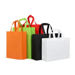 Reusable custom shopping bags non woven fabric bag with logo
