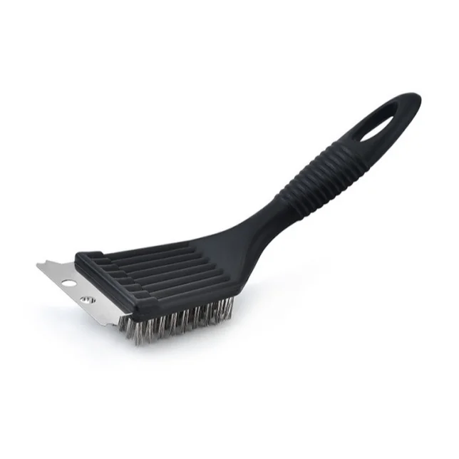 BBQ Clean Grilling Brush Scrubber Cleaner Stainless Steel Bristle Scraper Barbecue Brush Tool