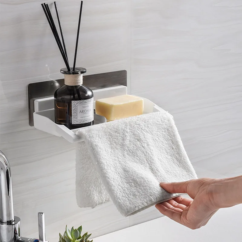 High quality Saving space wall mounted 3 pcs  plastic Fridge Storage Organizer Set bathroom Rack Shelves