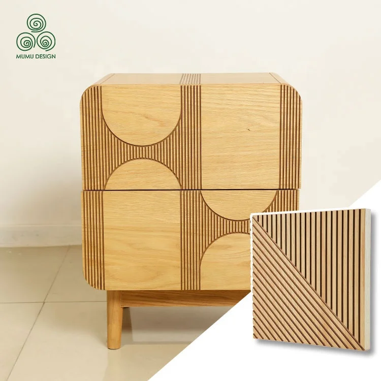 MUMU Custom Nordic Design Decorated Cabinet Solid Wood MDF Side Board 6 Door Cupboard For Kitchen