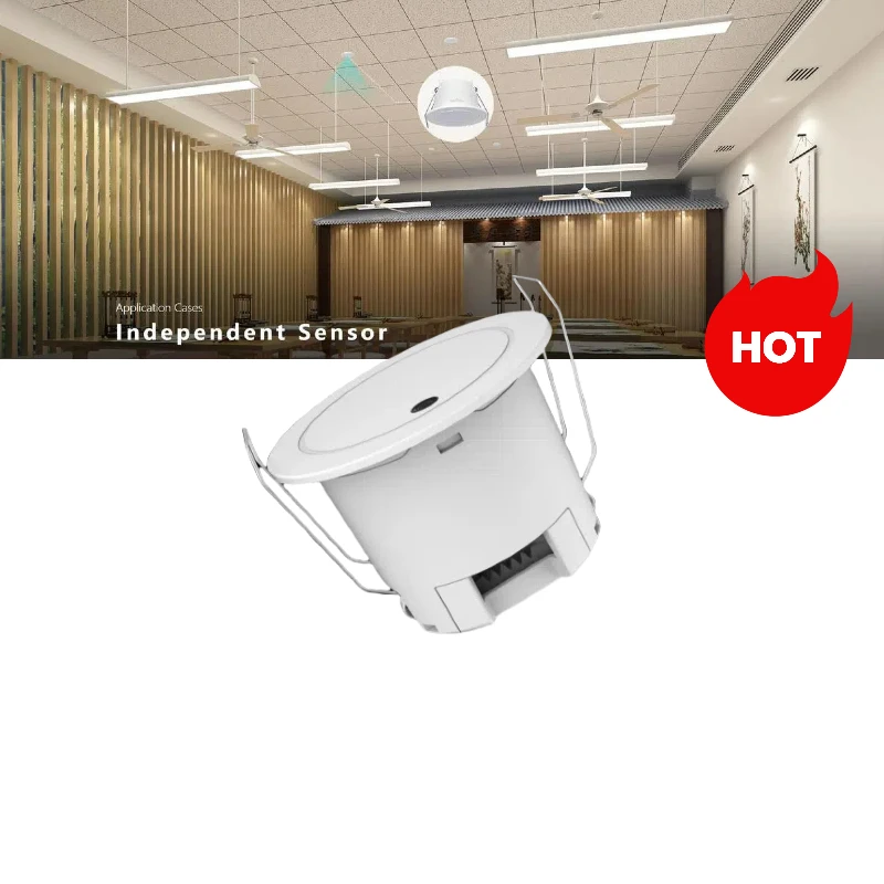 Настенный датчик обнаружения человека Tuya zigbee умный движения 90-260Vac встраиваемый потолочный монтаж