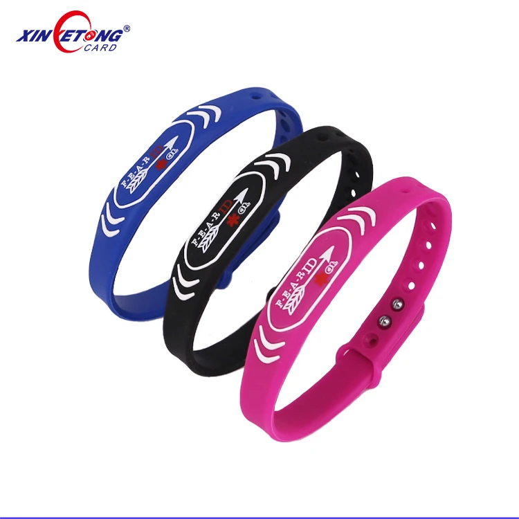 Personalized Silicone Wristband Nfc/rfid Bracelet For Access Control