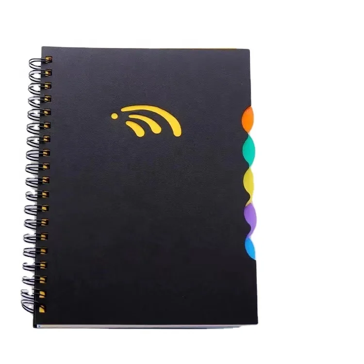 Офисные и школьные принадлежности книжка для заметок персонализированная Пластиковая Обложка A4 напечатанная на заказ 5 предметов двойная спиральная записная