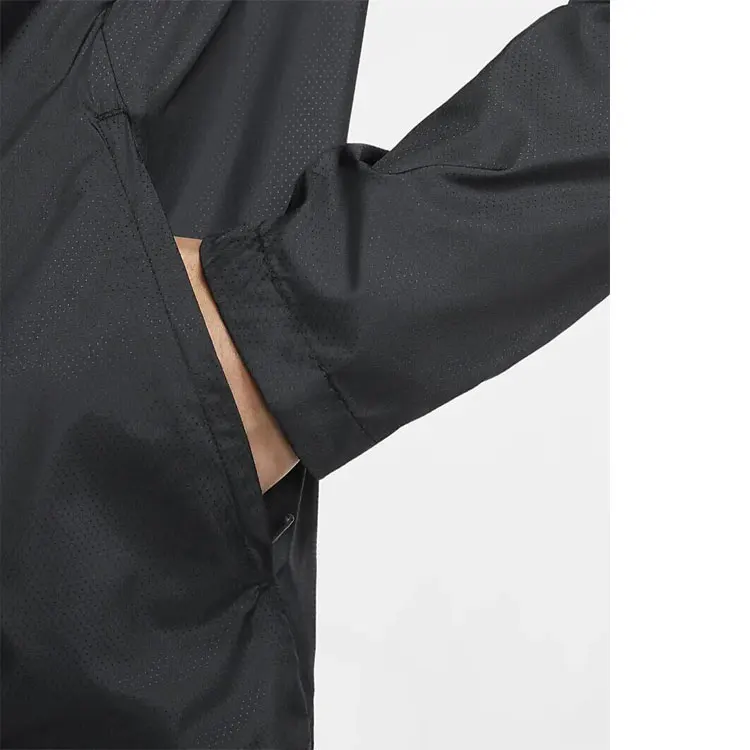 
Hooded 100% Polyester Fashion Windbreaker for Men Custom 