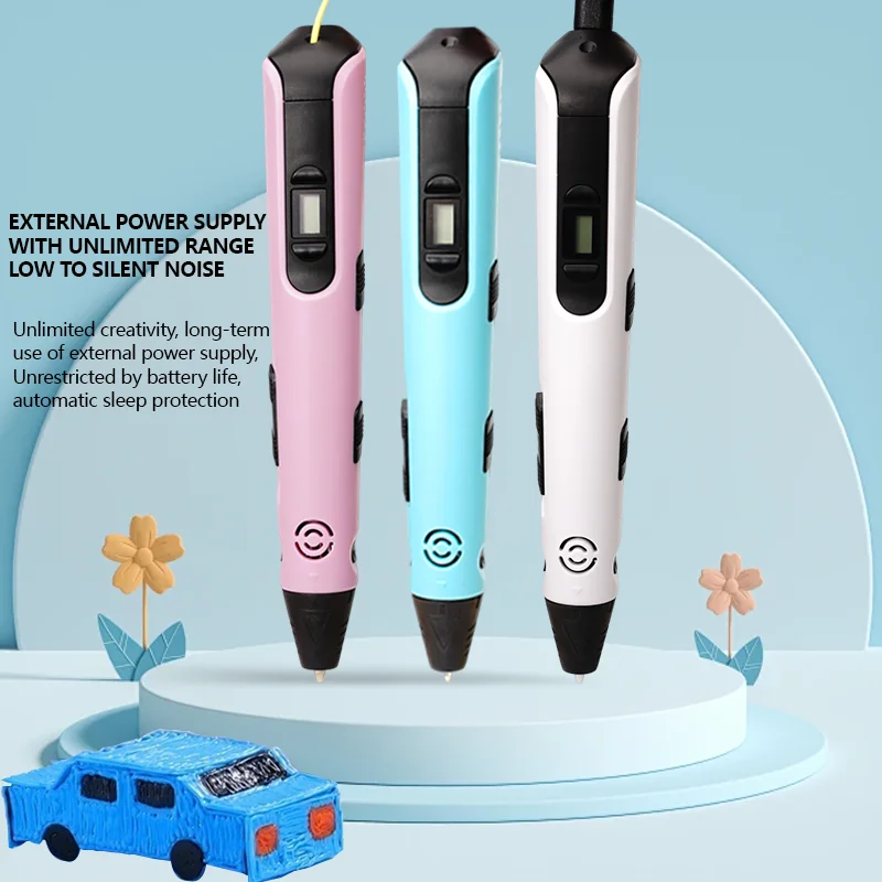 New Easy-to-Operate LCD display screen 3D Pen for Kids Digital Printers