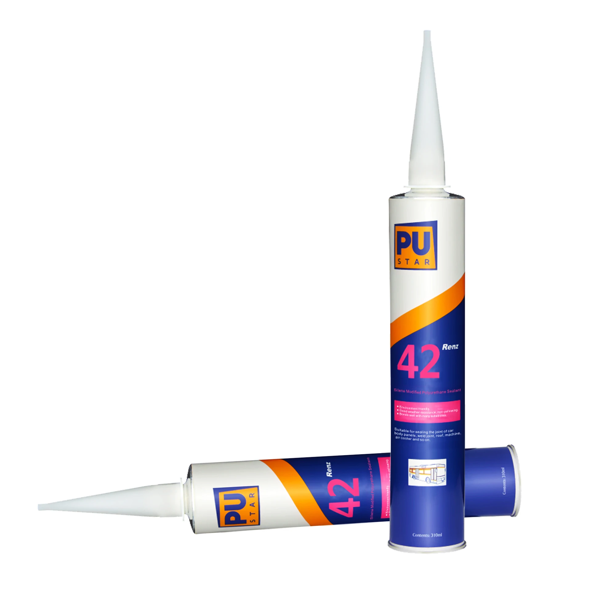 Не пожелтевший полиуретановый герметик для кузова грузовика Renz 42