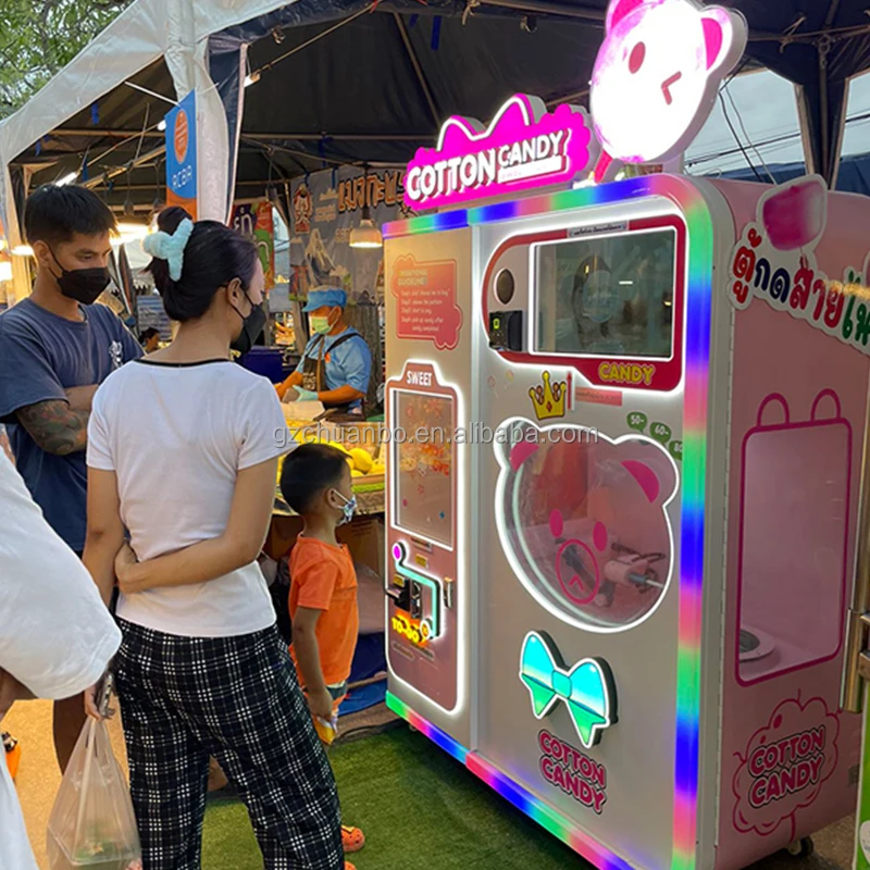 Self-service Intelligent Popcon Vending Snack Machine s Popcorn marshmallow Machine Machine