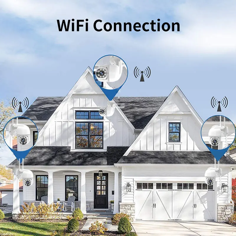 VESAFE Security Camera System 8CH 2MP 4MP 5MP Wifi IP camera NVR Kit With Screen P2P Video Surveillance