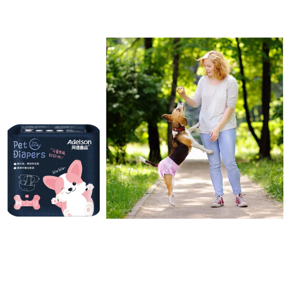 Free Sample Wholesale Oem Specifications Low Price Pet Super Absorbe Soft Pet Cat Diaper For Extra Large Dog