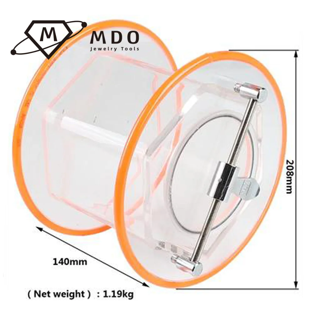 KT-1320 Jewelry Polisher 16kg Capacity Mini Machine With Timer Jewelry Finisher Rotary Tumbler Polish Machine For Jewelry Stone