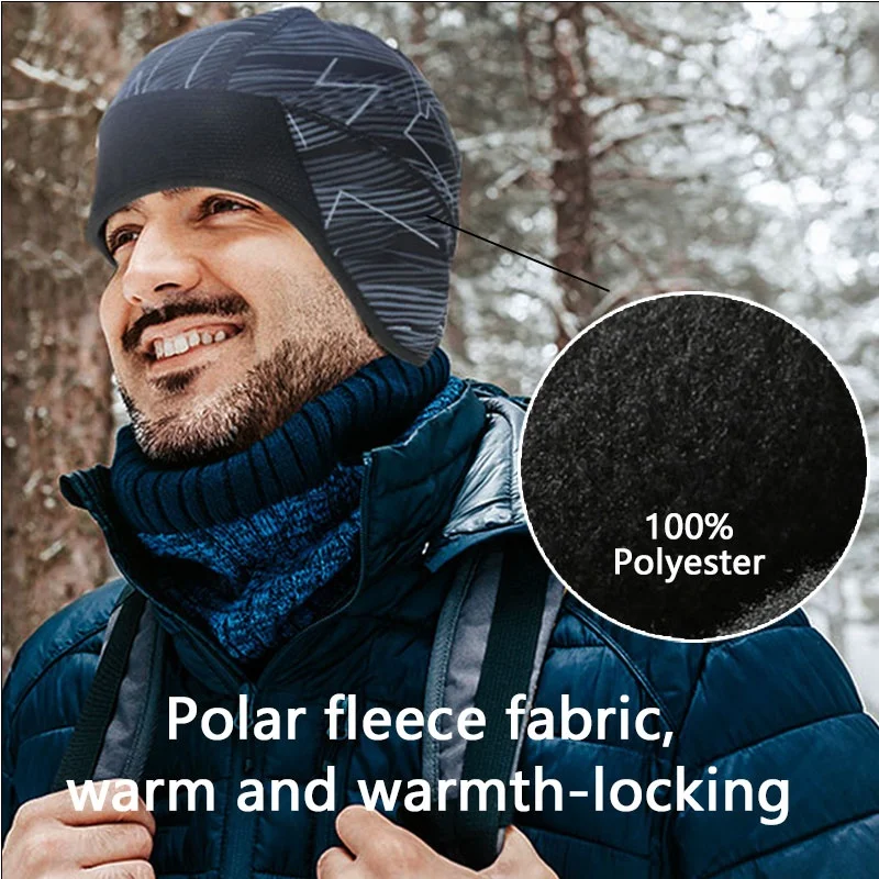 Adult Autumn Warm Boys New Polar Fleece Beanie Running Ski Girls Women Man Hat Winter Cap Custom For The Cold Unisex With Logo