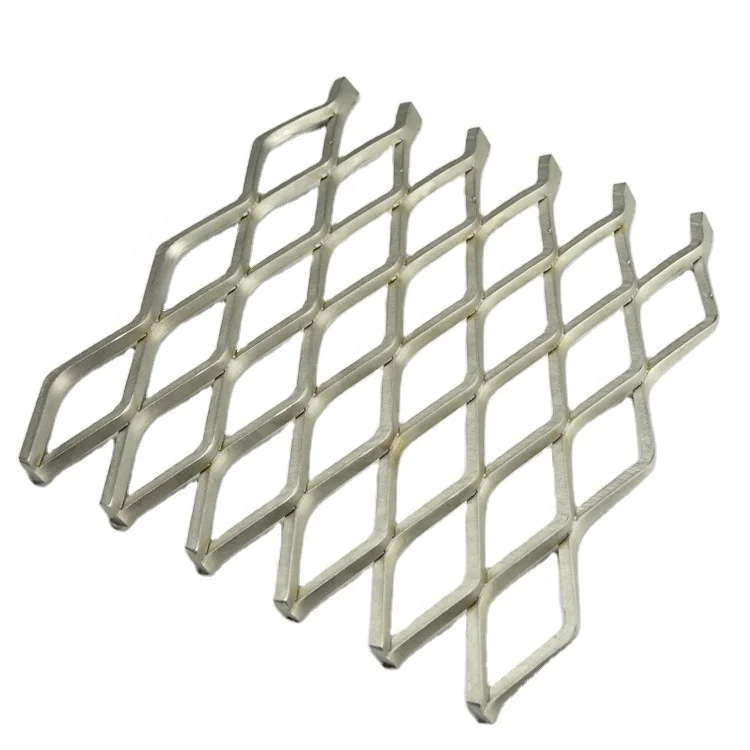 Manufacture PVDF Aluminum expanded mesh for outdoor decorative
