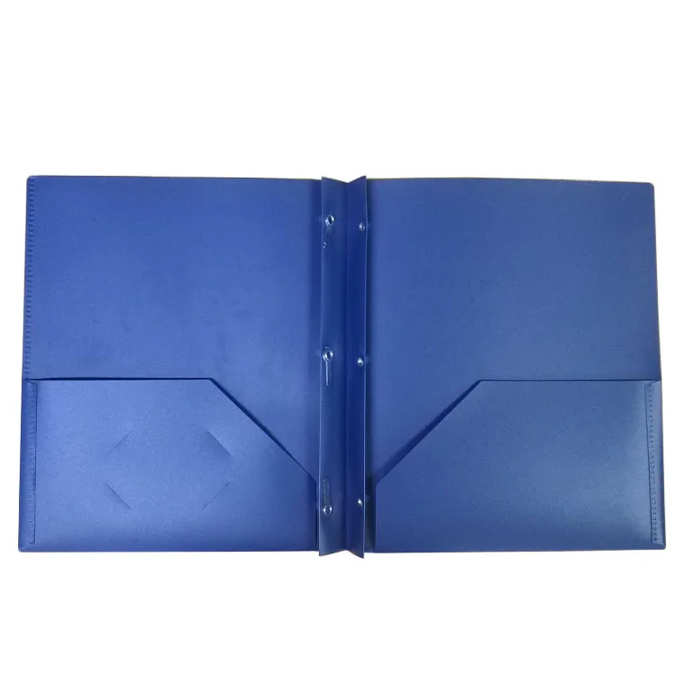 Hot Sale Top Quality Best Price Prong 2 Heavy Duty Pockets Folders 3 Prongs Paper Folders Fasteners Plastic Folders