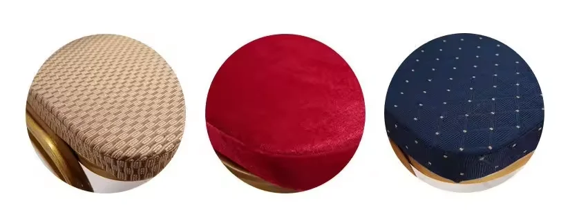 Hotel banquet wedding conference training VIP crown chair red soft pack ence chair wholesale customizable