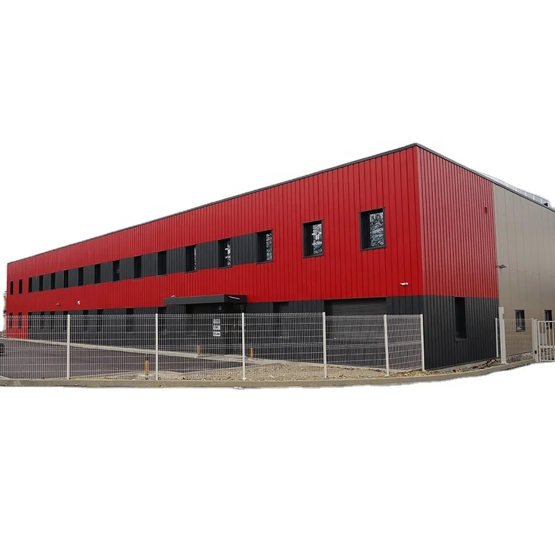 Customized  Prefabricated steel best metal building manufacturers prefab house steel frame shop buildings price