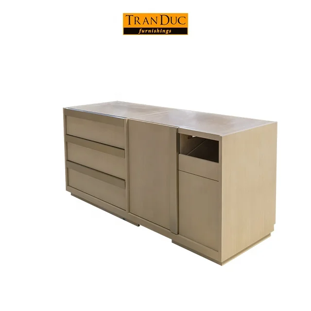 Hotel dresser in luxury hotel bedroom set - hotel furniture manufacturer in Vietnam