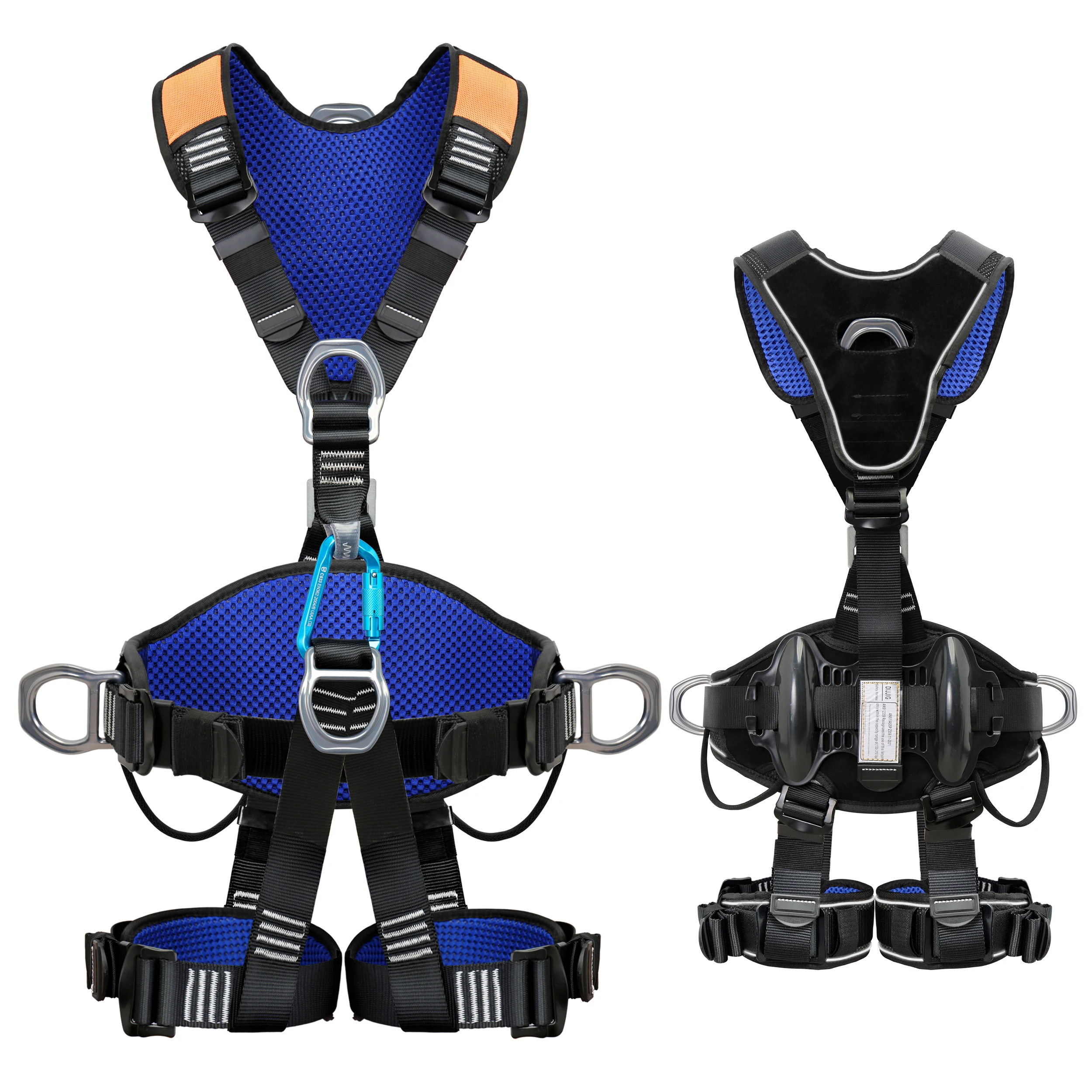 Fall Protection Safety Harness With Removable Safety Belt Full Body Harness Safety