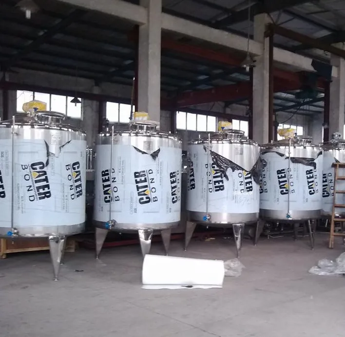 steam jacketed tank stainless steel syrup tank