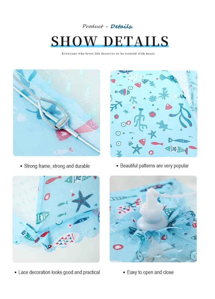 
Screen Protect Dome Net Highly Durable Nontoxic Collapsible Umbrella Keep Insects Away Food Cover Size:stent Pop-up Mesh Stocked 