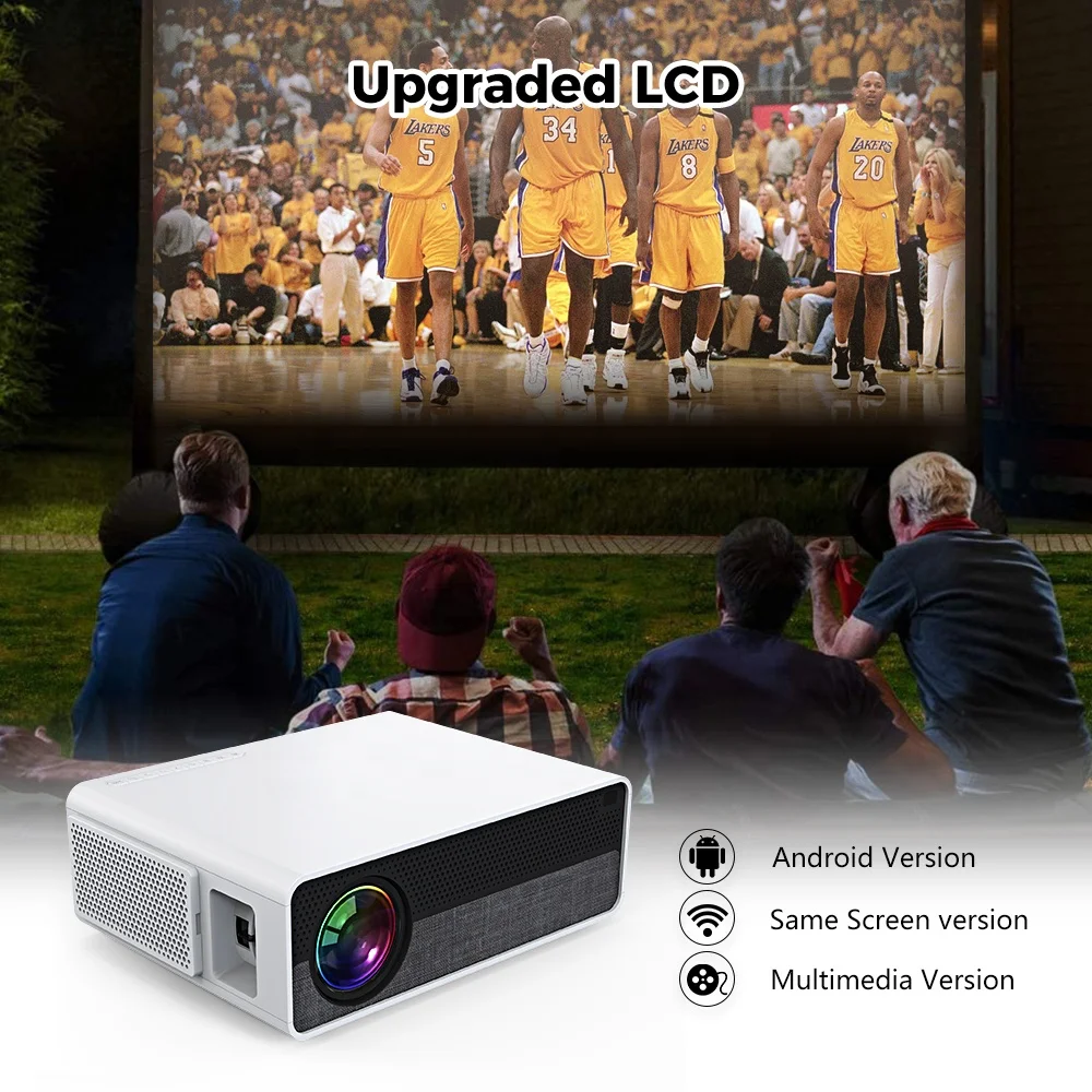  Портативный проектор XIDU Full HD 1080p встроенный 4k 14000 лм