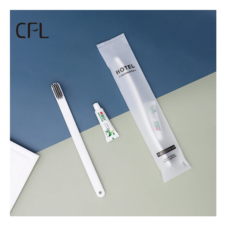 Factory direct sales 2023 new arrivals hotel disposable amenities hotel mini toothbrush toothpaste set