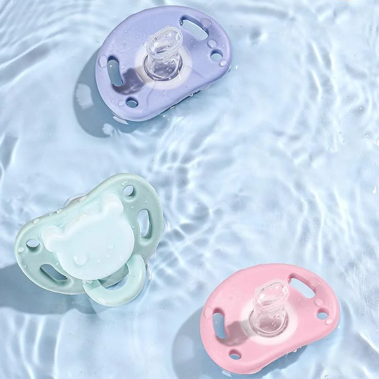 Custom ciuccio BPA Free Baby crib Soothe with logo siliconate Baby dummies pink orthodontic Pacifier