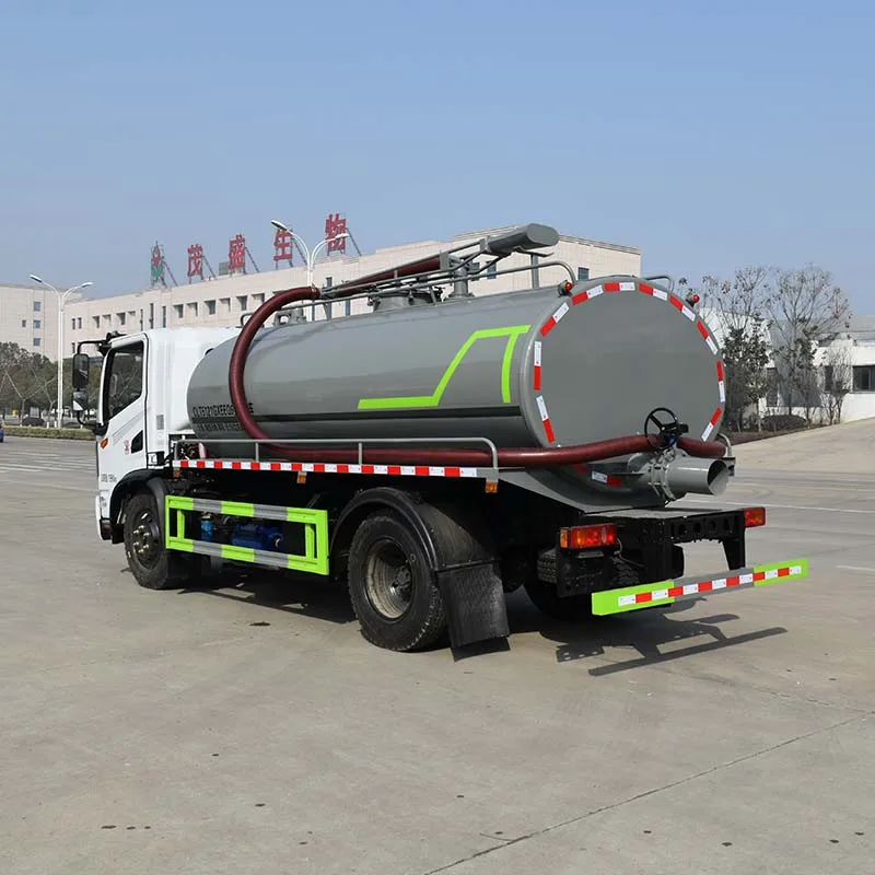 Новая или используемая технология dongfeng 10000L септик Вакуумный Пылесос Для очистки сточных вод