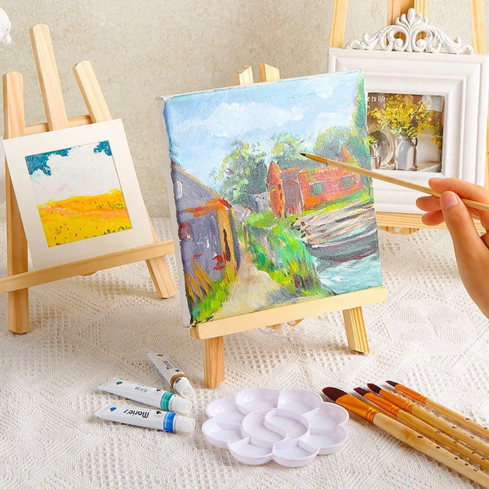 Hot sale Frame Painting Set Sketching Supplies Painting Materials Tools Oil Canvas