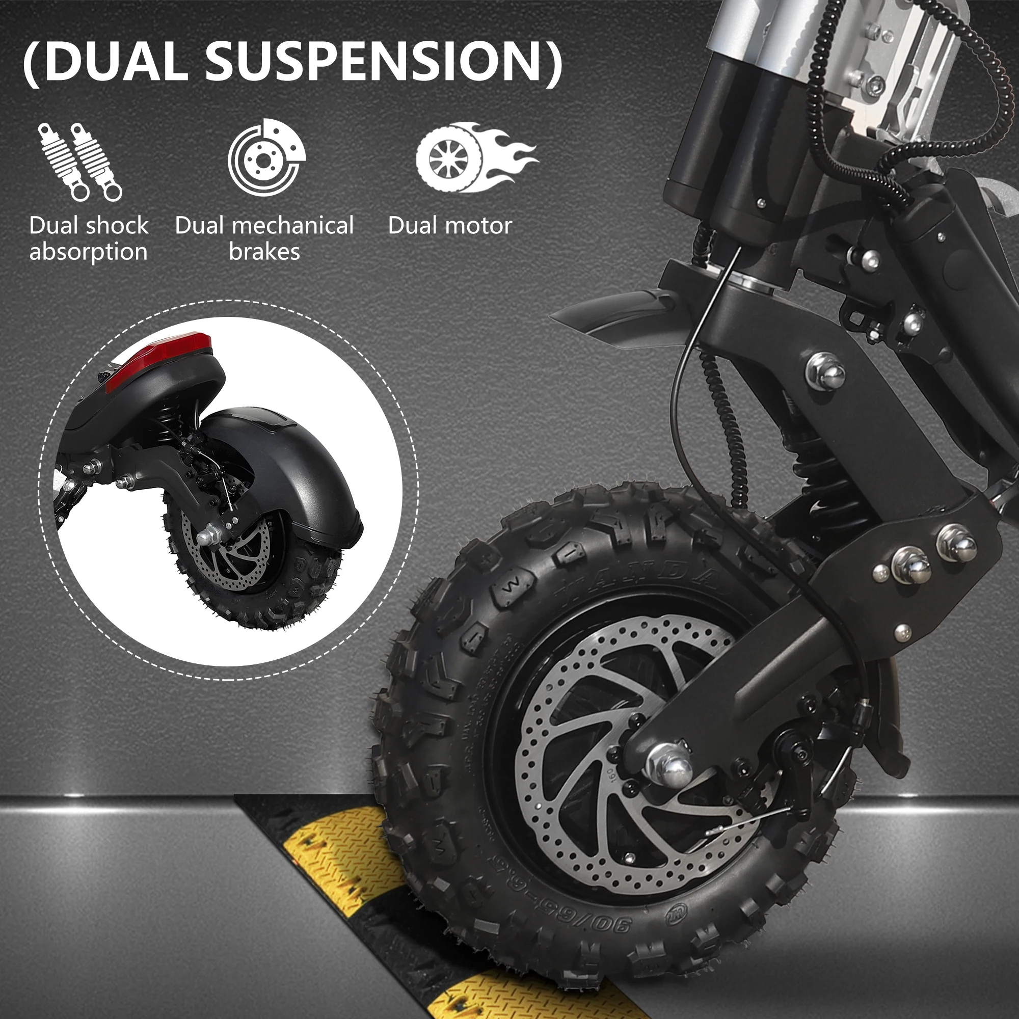 2023 New design APP control 2400w dual motor 48v volt folding 60km long range adults electric scooters