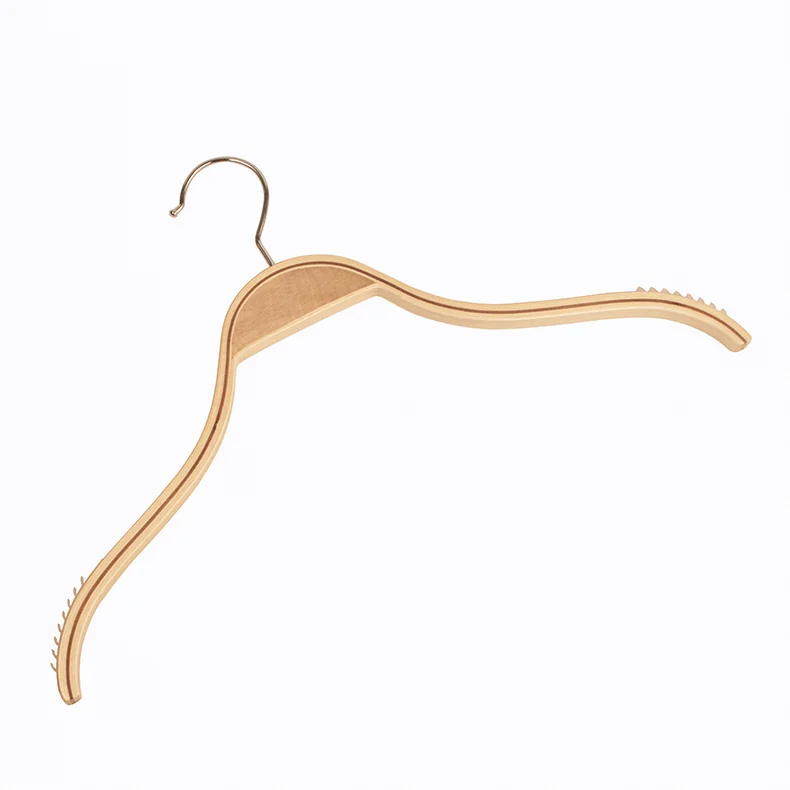 New Arrival 42CM  Wooden Hanger Outdoor Use 16.5 Inch Big Sized Single Tier Large Wooden Hanger