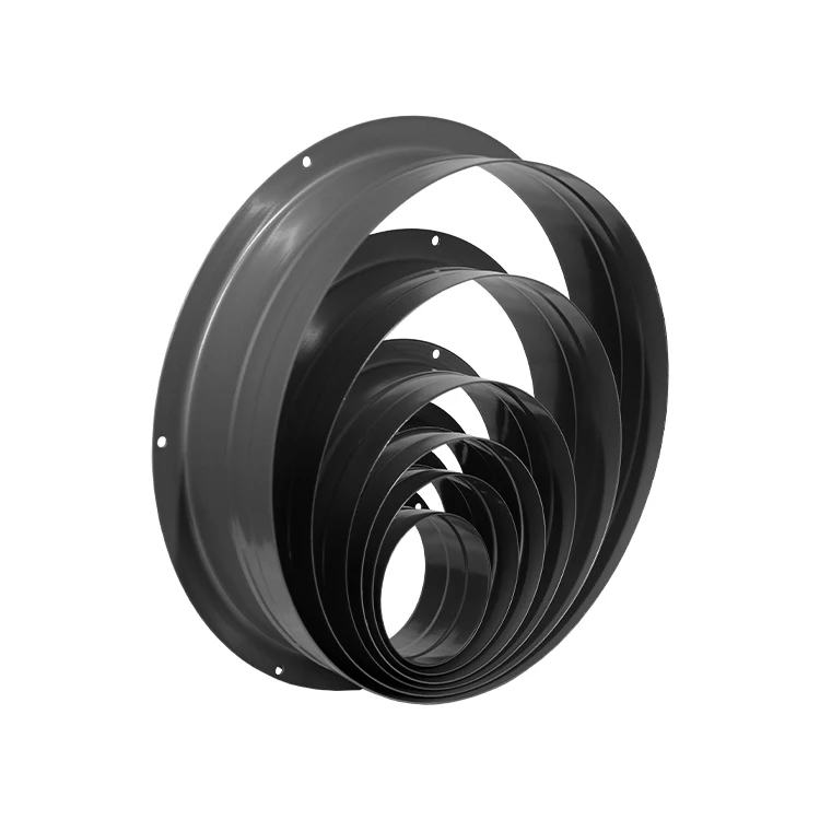 Straight Flange Hvac Home Metal Dryer Vent Cover Air Diffuser Vent Air Outlet Metal Flange