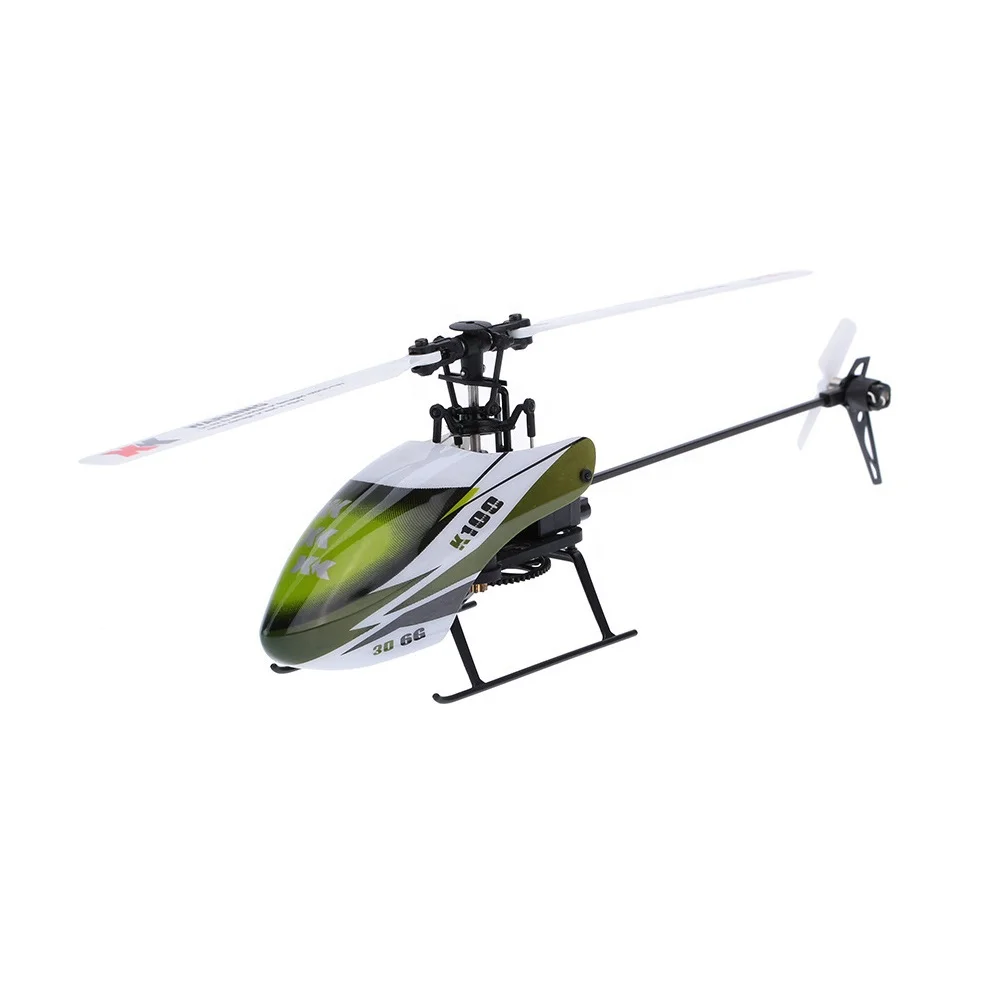 WLTOYS K100 2.4GHz 6CH RC Helicopter 3D 6G Single Paddle Remote Control Helicopter Model Toy For Kids