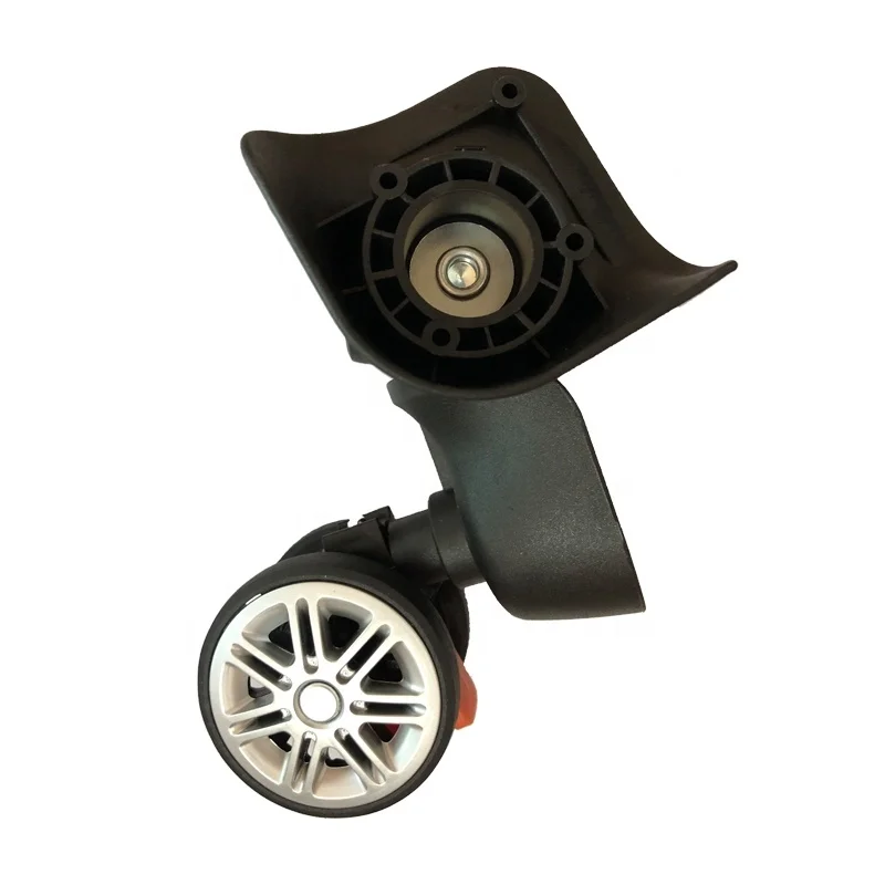 60mm Suitcase Accessory Caster Folding Trolley Universal Removable Detachable Luggage Wheels With Brake