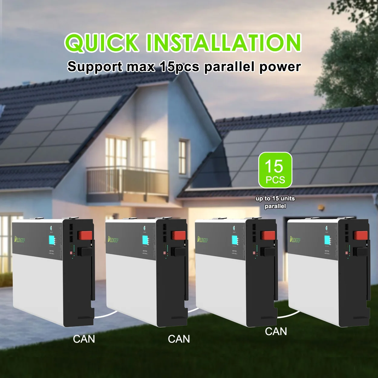 DDP Ukraine Power Wall 48 В Lifepo4 батарея 200ah 16S домашние аккумуляторы 10kwh портативные литий-ионные