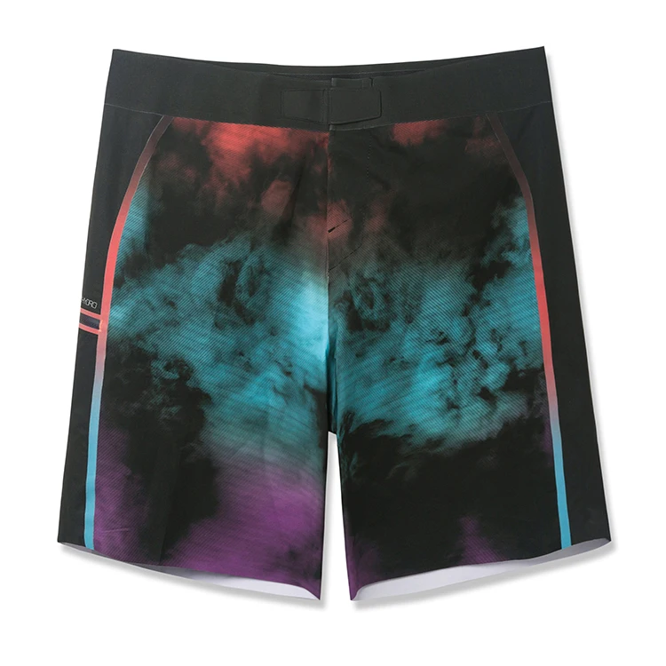 Wholesale 4 way strech Board shorts surfing  beach Shorts Quick Dry surf mens shorts custom  boardshorts