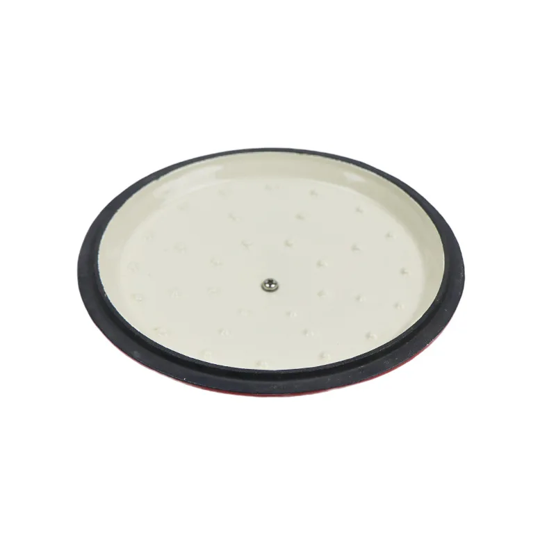 Factory Outlet New Product 20CM Orange Cooking Pot / Nonstick Cast Iron Casserole Hot Pots Dutch Oven with Lid