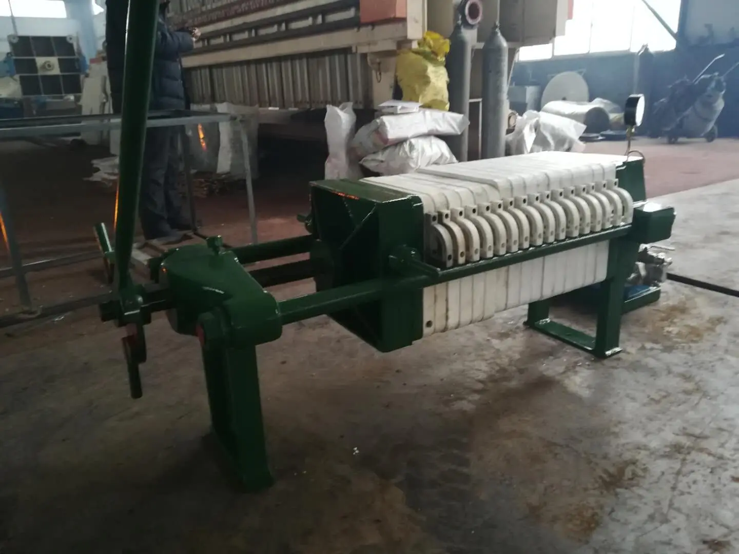 
320 Hand Press Filter press sludge Polypropylene Plate 