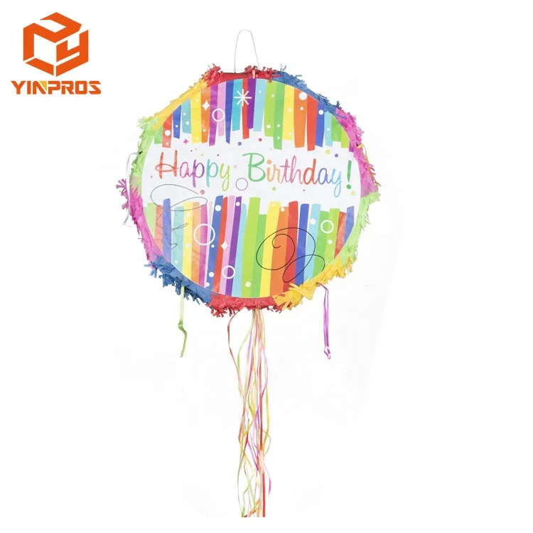 customized big size wholesale paper pinatas festival birthday party favor unicorn animal pinatas for kids